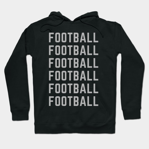 FOOTBALLL Hoodie by contact@bluegoatco.com